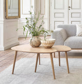 Albany Salontafel - 100 x 70 cm - Eiken - Set van 2 - Salontafels - Rebellenclub