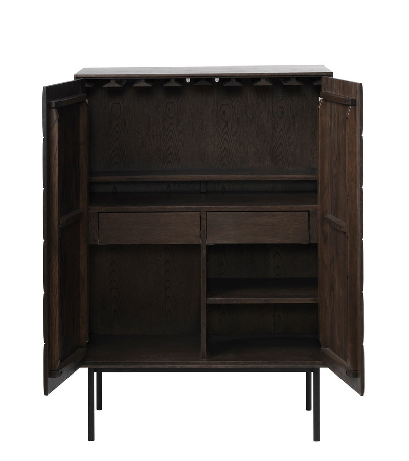 Coos Dressoir - 90 x 45 cm - Bruin - Dressoirs - Rebellenclub