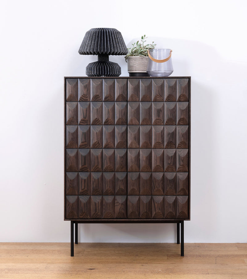 Coos Dressoir - 90 x 45 cm - Bruin - Dressoirs - Rebellenclub