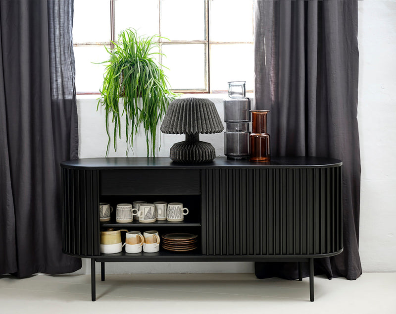 Morrin Dressoir M - Zwart - Dressoirs - Rebellenclub